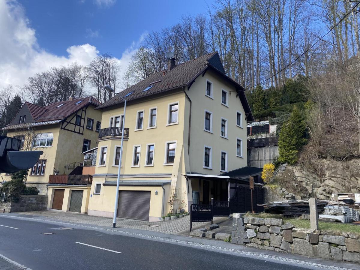 Waldblickwohnung mit Kamin Sebnitz Exterior foto